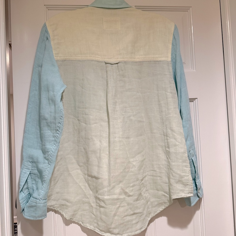 Rails Color Block Cotton Button Down - image 3